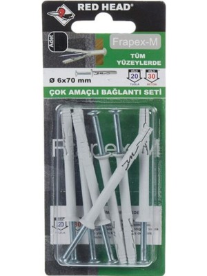 Torex Çok Amaçlı Bağlantı Seti Frapex-M Fx-M 6X70 Mm, Çakmalı, 1p=7 Adet