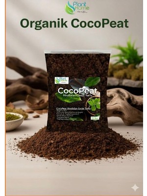 Hüskon Ticaret Organik Cocopeat Hindistan Cevizi Torfu - Sülük, Salyangoz, Sürüngen ve Amfibi İçin Yatak Malzemesi