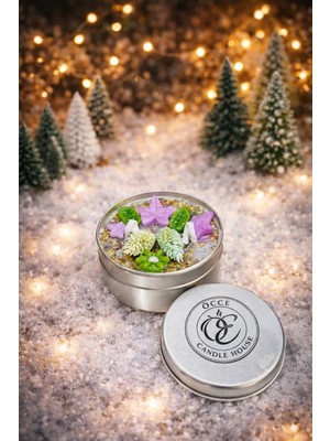 Lavanta Metal Kutu Mum