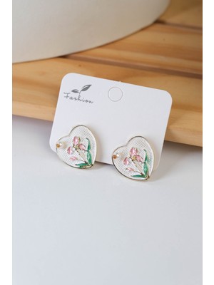 PremiumPort Şık Mineli Çelik Renkli Kadın Küpe, Zarif ve Dayanıklı Takı