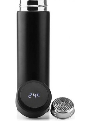 FRY Dijital Sıcaklık Göstergeli Renkli Çelik Termos - 500 ml