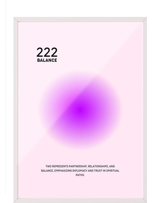 Zestia Beyaz Çerçeveli Duvar Tablosu 222 Balance – Soft Pembe Tonlar Salon Dekoru