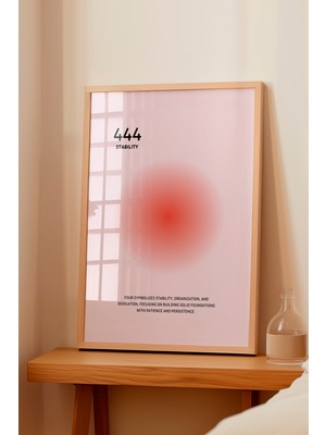 Zestia Ahşap Çerçeveli Duvar Tablosu 444 Stability – Soft Pembe Tonlar Salon Dekoru