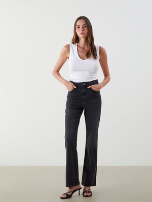 Lc Waikiki Yeni Sezon Dar Fit Flare Kadın Jean Pantolon