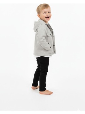 Butik Erkek Çocuk Yağmurluklu 3'lü Alt - Üst Takım Pamuklu