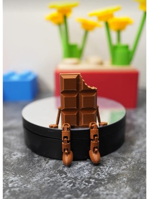 etkrtl Çikolata Dekoratif Obje - Kahve Köşesi - 7 cm