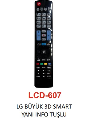 FRY Lg 3D Smart LCD Tv Kumandası - LCD 607 (770)