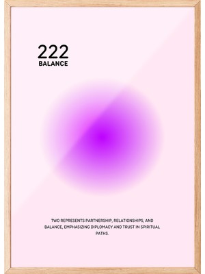 Zestia Ahşap Çerçeveli Duvar Tablosu 222 Balance – Soft Pembe Tonlar Salon Dekoru