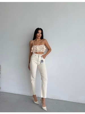 Aida Fashion Kesik Paça Mom Fit