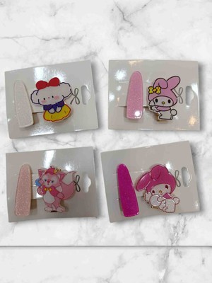 Elas Home Bebek Çocuk Figürlü  2li  Kemik Pens Toka