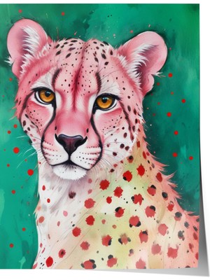 Zestia Poster Modern Pop Art Çita Illüstrasyonu Salon Dekoru