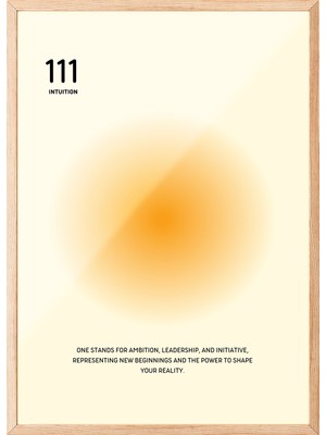 Zestia Ahşap Çerçeveli Duvar Tablosu 111 Intuition – Soft Bej Tonlar Salon Dekoru