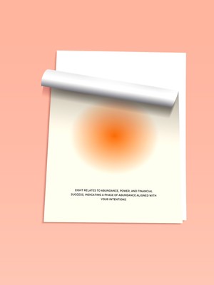 Zestia Poster 888 Abundance – Soft Turuncu Tonlar Salon Dekoru