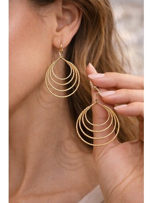 PremiumPort Şık ve Modern 6'lı Kadın Çelik Küpe Seti, Tarzınıza Zarafet Katın