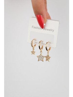 PremiumPort Paslanmaz Çelik Renkli Küpe, Garantili ve Faturalı, Şık Takı