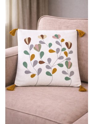 Onaltı Tekstil Punch Kırlent Kılıfı 2 Adet