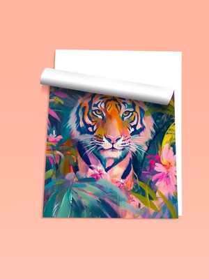 Zestia Poster Kaplan Bakışı Ofis Dekoru