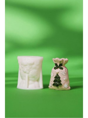 Rufus Concept Ağaçlı Kese Silikon Mum Kalıbı