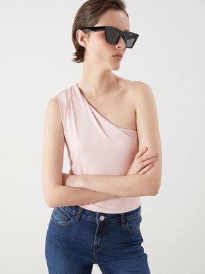 Lc Waikiki Yeni Sezon Tek Omuz Büzgülü Bluz