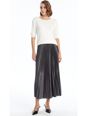 Lc Waikiki Yeni Sezon Dar Fit Kadın Pileli Etek