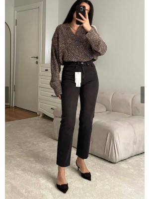 Aida Fashion Kesik Paça Mom Fit