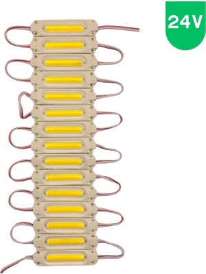 Powerr Led Aydınlatma 20 Adet 24 Volt 2 Watt Günışığı Cob LED Modül IP65