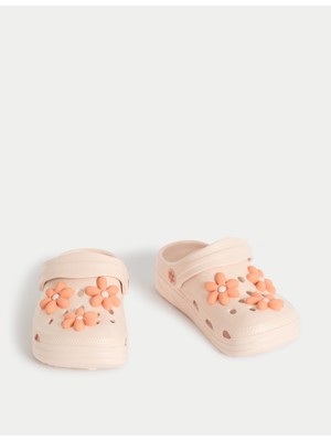 Marks & Spencer Çiçek Desenli Çocuk Terlik