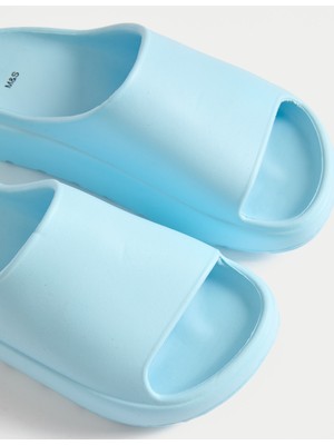 Marks & Spencer Çocuk Kalın Tabanlı Sliders Terlik – 1-6 Yaş