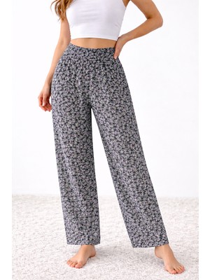 Özen Giyim Kadın Cepli Şalvar Pantolon 3m 30cm Ağlı – Bol Kesim Rahat Günlük Ev ve Yazlık Pantolon