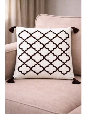 Onaltı Tekstil Punch Kırlent Kılıfı 2 Adet