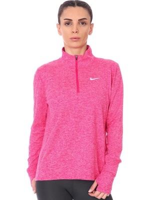 Nike Dri-Fit Element Top Hz Uzun Kollu Pembe Kadın Koşu T-Shirt CU3220-615