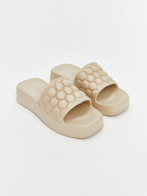 Lc Waikiki Yeni Sezon Tek Bantlı Desenli Kadın Terlik