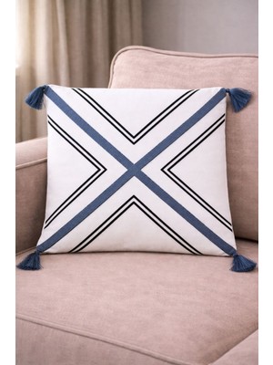 Onaltı Tekstil Punch Kırlent Kılıfı 2 Adet