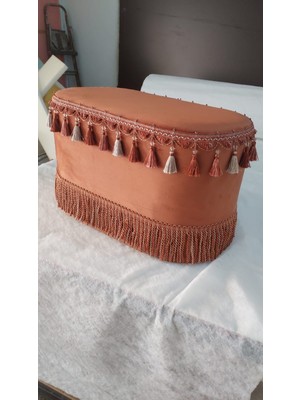 Puf Elişçiliği Yüksek Kalite Oval Şeklinde Puf