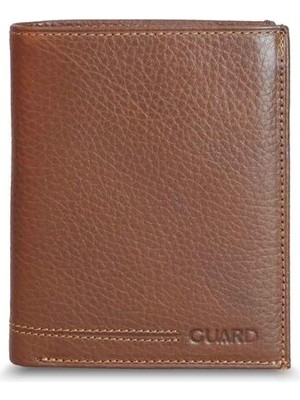Hsc Bilişim Guard Çok Bölmeli Dikey Taba Deri Erkek Cüzdanı
