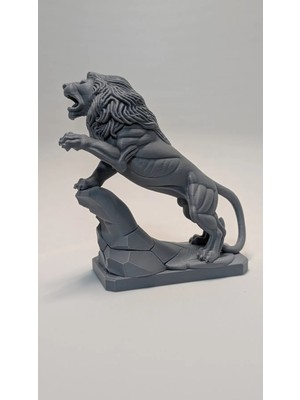 TSC Aslan Heykeli Ev Ofis Dekor Hediyelik Dekoratif Obje