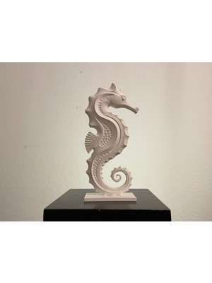 TSC Deniz Atı Minimal ve Estetik Tasarımlı Hediyelik Dekoratif Obje Figür 15 cm