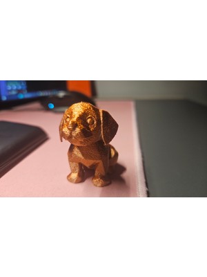 TSC Mini Köpek Heykeli  Şık Hediyelik Dekoratif Obje Figür 15 cm