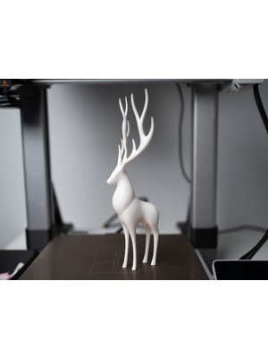 TSC Geyik Salon Kitaplık Dekoru Için Zarif Hediyelik Dekoratif Obje Figür 15 cm
