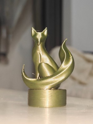 TSC Mini Tilki Minimal Ev Dekorasyonu Için Hediyelik Dekoratif Obje Figür 13CM