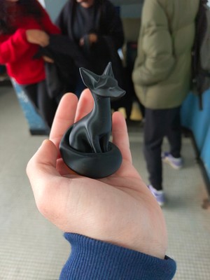 TSC Minil Tilki Yatak Odası ve Salon Dekoru Için Hediyelik Dekoratif Obje Figür 13 cm