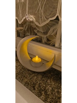 TSC LED Mumluk Salon Raf Süsü Için Estetik Hediyelik Dekoratif Obje Figür 15 cm