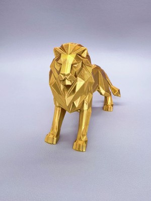 TSC Aslan Biblo Dekoratif Ev Salon Ofis Masaüstü Çalışma Masası Hediyelik Figür Eşya