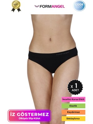 Form Angel #iççamaşırı Toparlayıcı Şekillendirici Iz Belli Etmeyen Düşük Bel Kadın Dikişsiz Slip Külot - 1 Adet