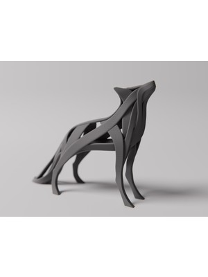 TSC Kurt Ofis Masa Dekoru Için Şık Hediyelik Dekoratif Obje Figür 15 cm