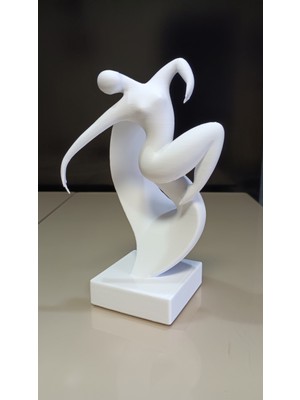 TSC Soyut Dans Eden Figür Ev Hediyesi Olarak Estetik Dekoratif Obje Figür 15 cm