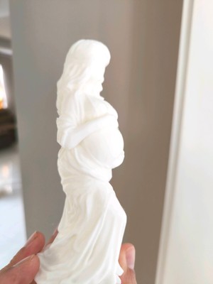 TSC Hamile Kadın Figürü Hediyelik Dekoratif Obje Figür 15 cm