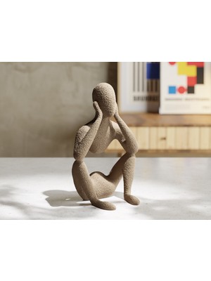 TSC Yoga Ev ve Ofis Dekorunda Kullanılan Hediyelik Dekoratif Obje Figür 15 cm