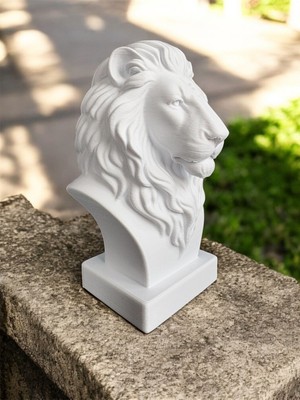 TSC Aslan Biblo Ev Ofis Masa Üstü 14CM Hediyelik Obje Büst