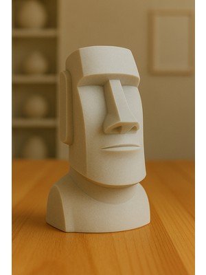 TSC Moai Ev Hediyesi Kategorisinde Şık Hediyelik Dekoratif Obje Figür 15 cm